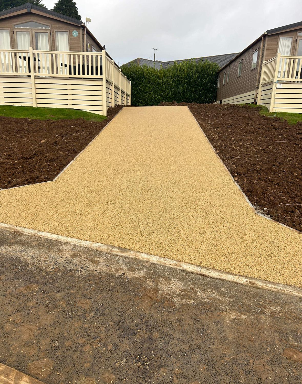Resin bound driveway project in Reading