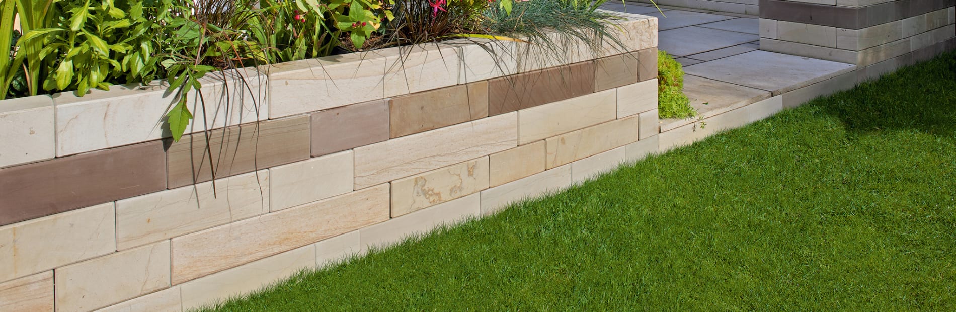 Recently completed landscaping project in Reading