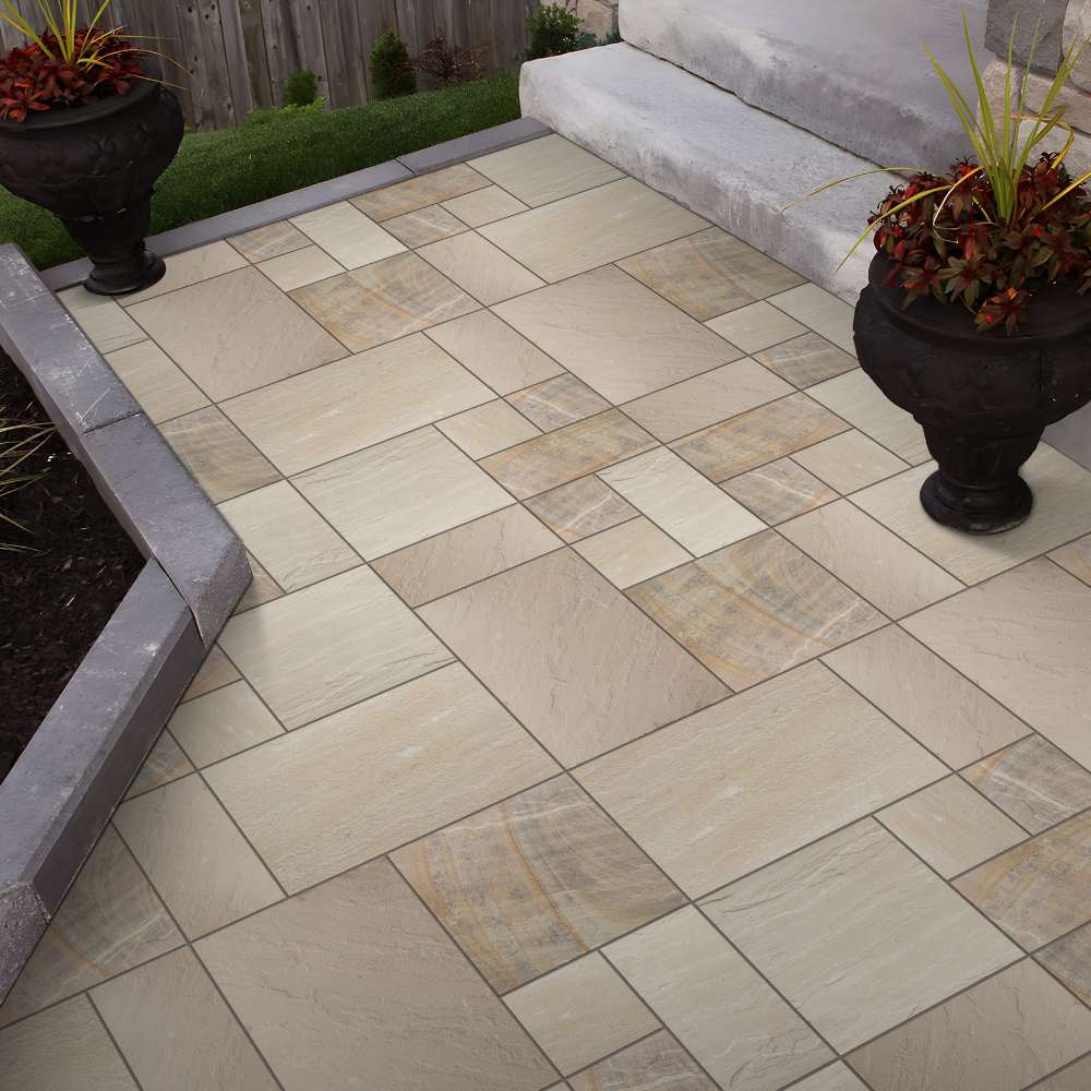 Patio with retaining wall in Reading