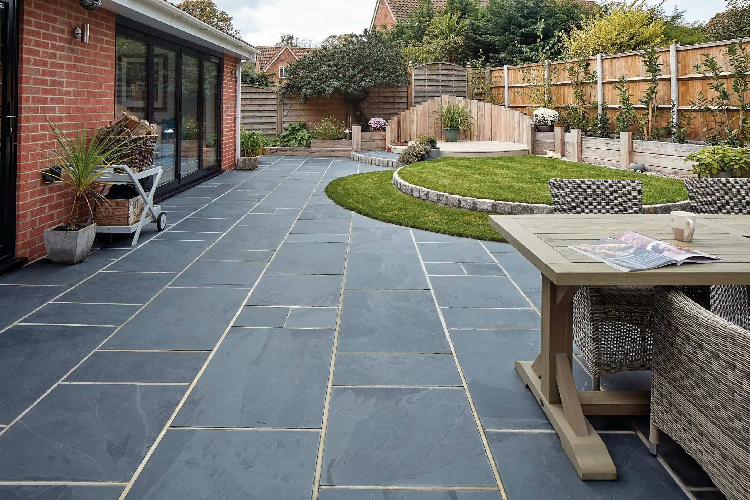 New patio installation in Reading